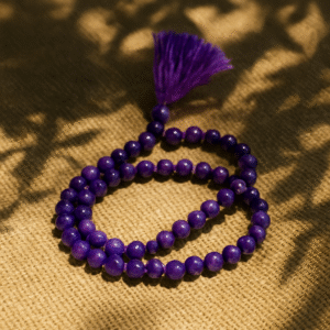 Purple Crystal Healing Mala