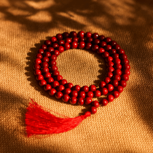 Natural Red Jasper Mala
