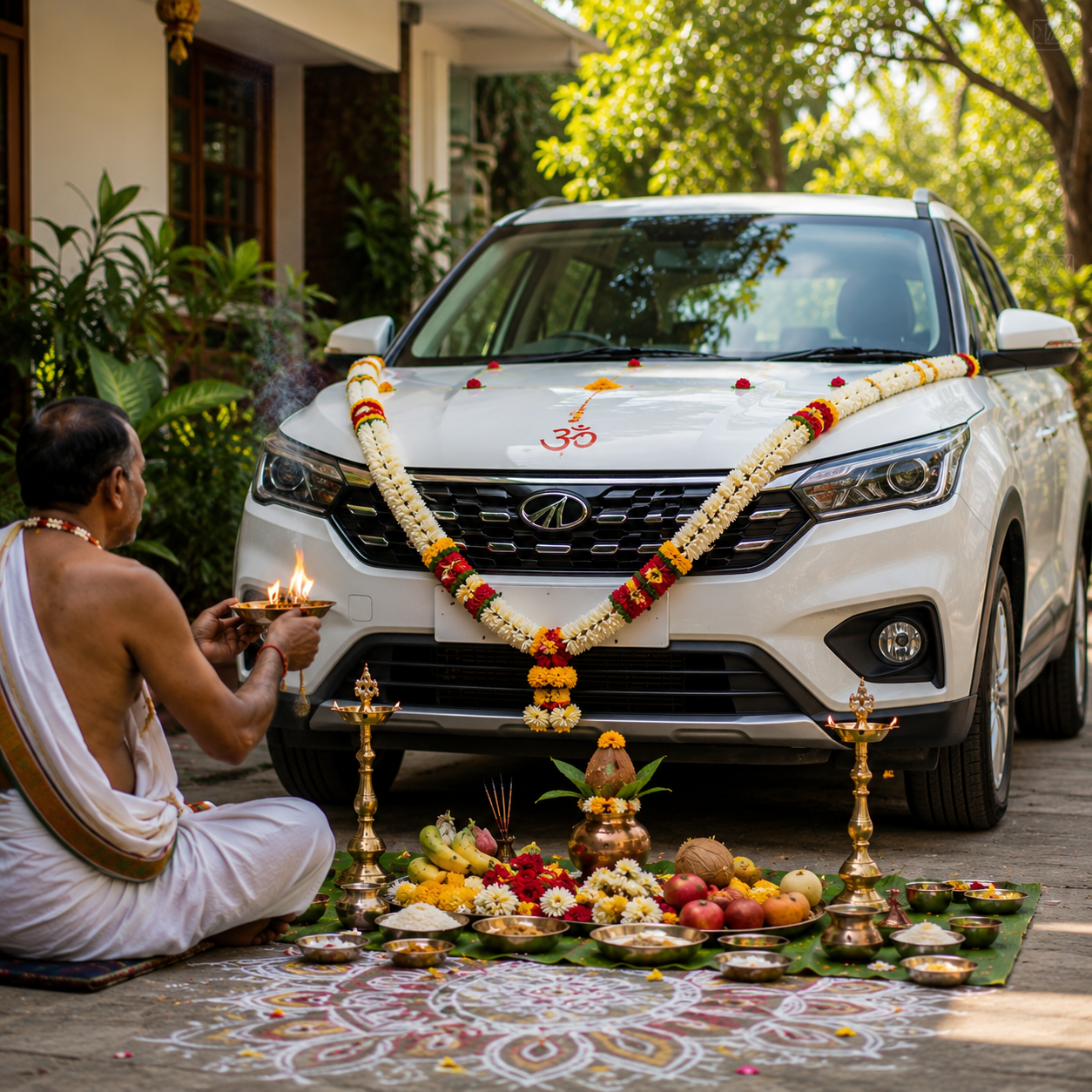 Car Pooj in Mumbai - Vehicle decoration